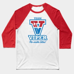 F-16 Viper Patch Baseball T-Shirt